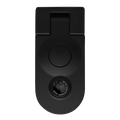 Round End Push Button Compression Latch for RV and caravans Black