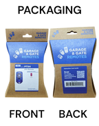 ATA PTX4 4-Channel Garage Remote retail packaging, front and back