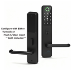 CADELL52 in matte black, inside and outside handles