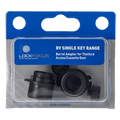 LOCK FOCUS Barrel Adapter For Thetford Access/Cassette Door | Less Barrel | Caravan & RV