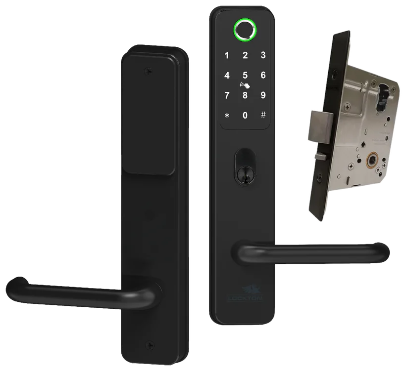 CADELL52 Smart Lever Lock in matte black